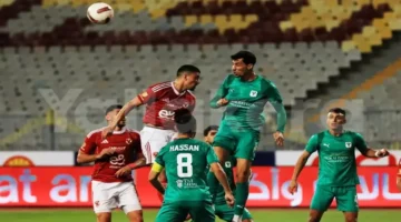 حارس المصري يوقف مضاعفة أهداف الأهلي بأداء مذهل (فيديو)